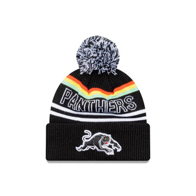 New Era NRL Panthers Essentials Cuff Beanie with Pom