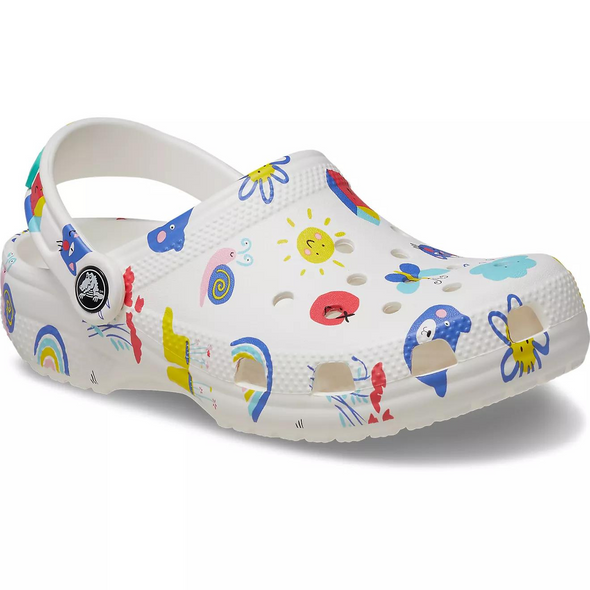 Crocs Kids Classic Doodle Print Clog