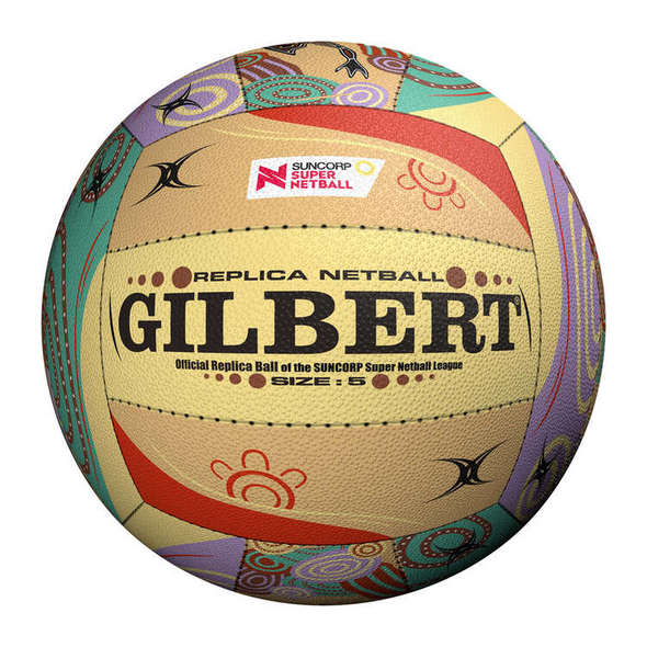 Gilbert Suncorp Indigenous Replica Netball Size 5