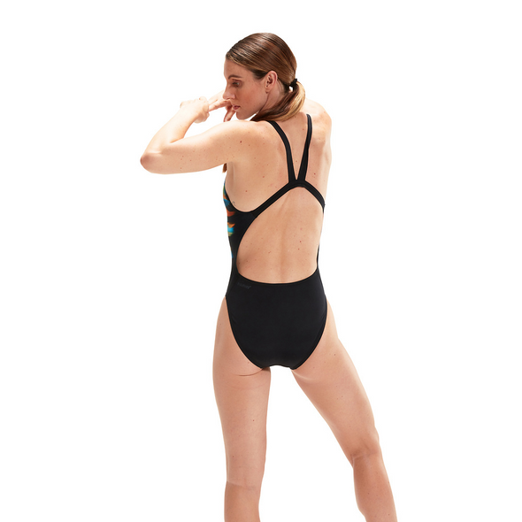 Speedo Womens Placement Digital Leaderback