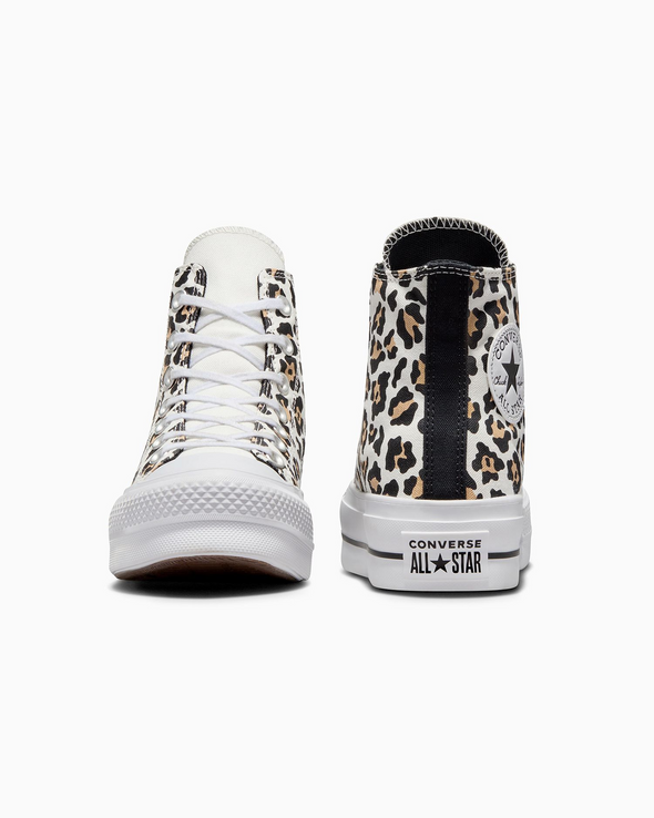 Converse Womens Chuck Taylor All Star Lift Leopard Love High