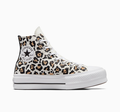 Converse Womens Chuck Taylor All Star Lift Leopard Love High