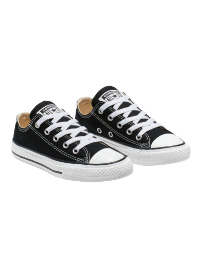 Converse Kids Canvas Low Black White