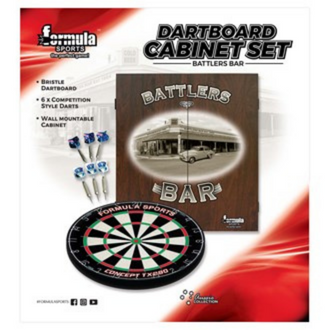 Formula Battlers Bar Cabinet Set