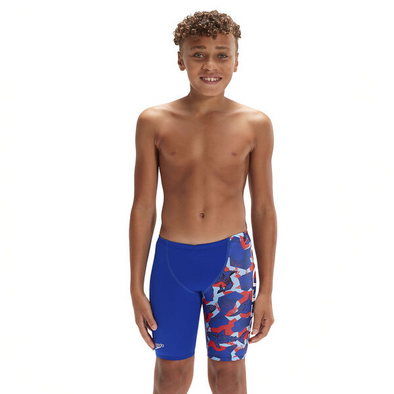 Speedo Boys Placement V-Cut Digital Jammer