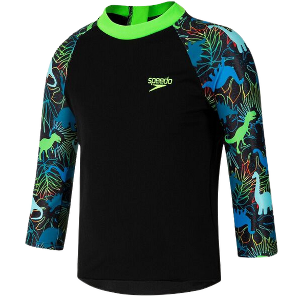 Speedo Kids Dino Tropic Suntop Long Sleeve