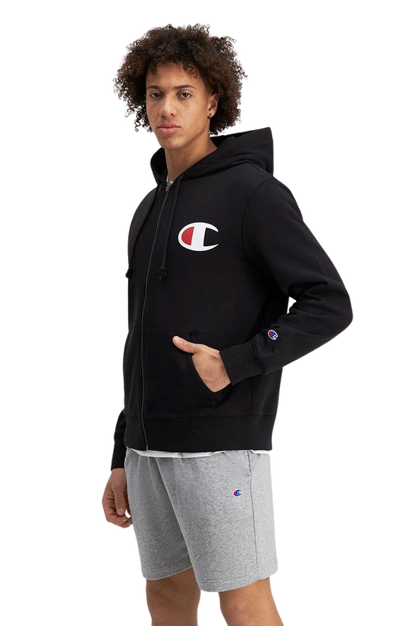 Champion Mens C Logo Zip Hoodie