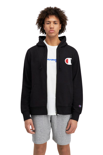 Champion Mens C Logo Zip Hoodie