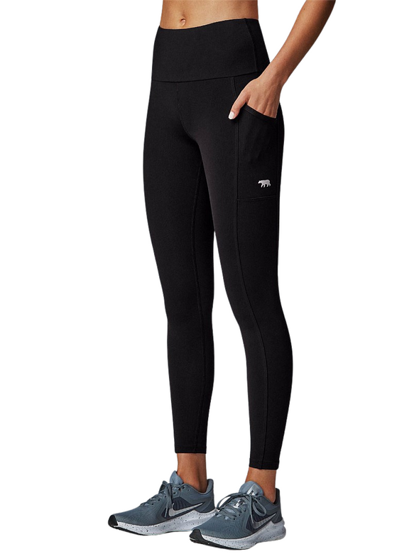 Running Bare Womens Power Moves Pocket Tights 28"