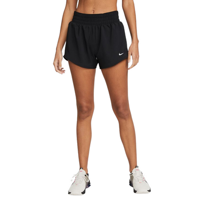 Nike Womens DF One Mid-Rise 3" Brief-Lined Shorts