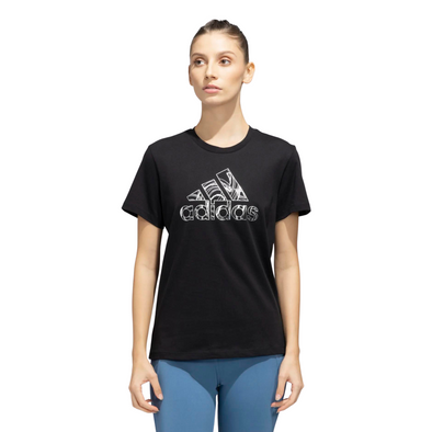 Adidas Womens Holiday Lights Graphic Tee