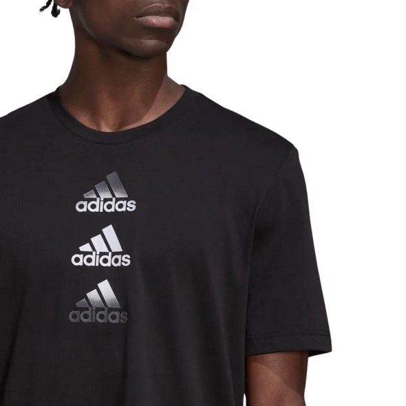 Adidas Mens D2M Logo Tee