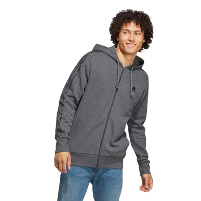 Adidas Mens 3S French Terry FZ HOODY