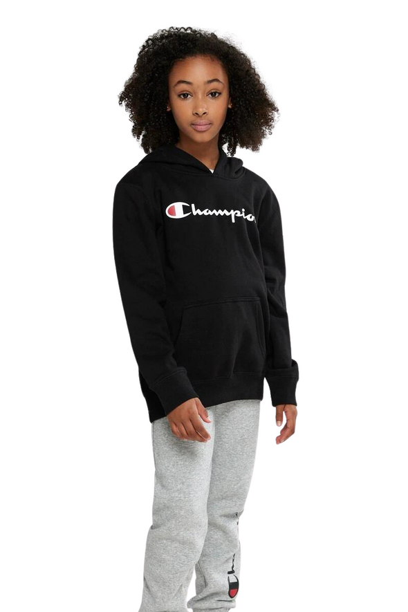 Champion Kids Script Hoodie