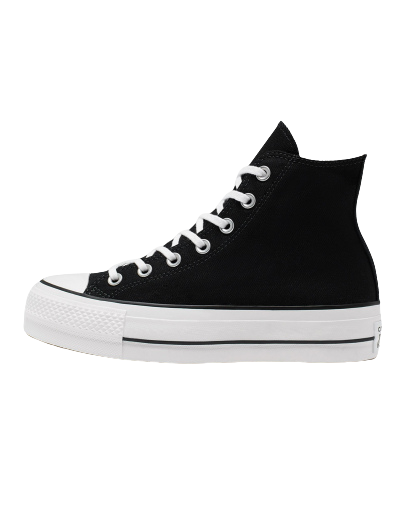 Converse Womens Chuck Taylor All Star Canvas Lift High Top Black